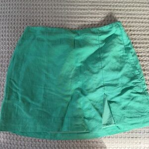 H&M Vibrant Green Mini Skirt